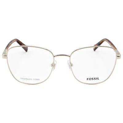 Fossil Women's 51 Mm Eyeglasses In Metallic