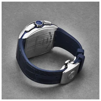 Franck Muller Vanguard Mens Chronograph Automatic Watch 45ccwhtblu In Black