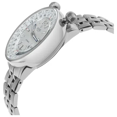 Gevril Wallabout Compass Bezel Bracelet Watch, 44mm In Silver