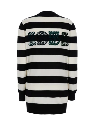 Max Mara Sweaters White In Black