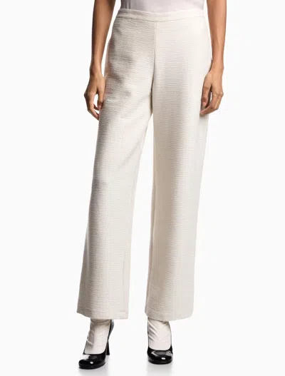 Emporio Armani High-rise Wide Leg Trousers In White