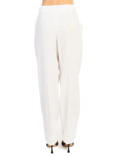 Emporio Armani Trousers White In Animal Print