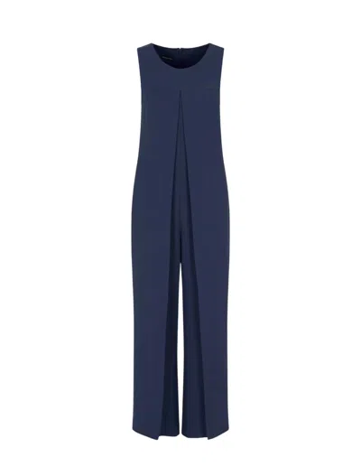 Emporio Armani Jumpsuit  Woman Color Blue In Blue