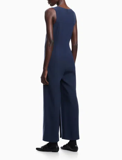 Emporio Armani Jumpsuit  Woman Color Blue In Blue
