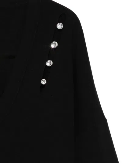 Liu Jo White Sweaters Black In Black