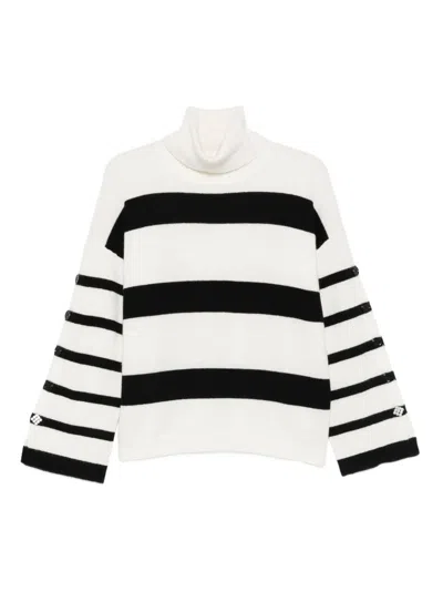 Liu Jo White Sweaters White In White