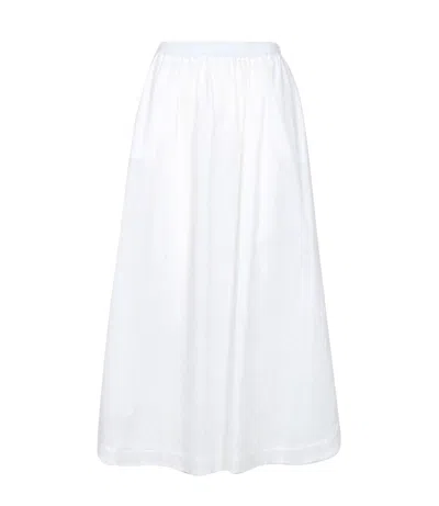 Kaos Elastic Waist Skirt In White