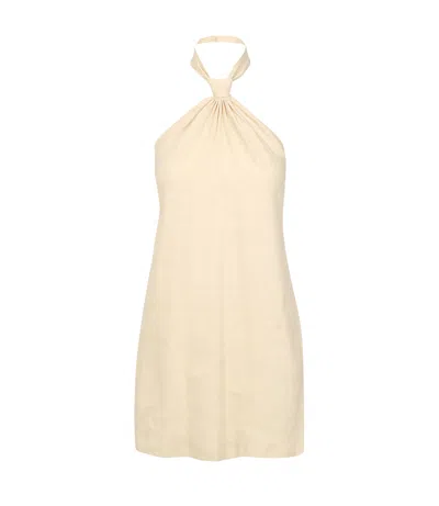 Erika Cavallini Semi Couture Dresses Beige In Neutral