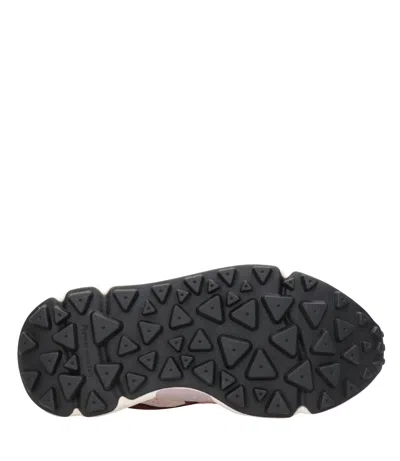 Flower Mountain Layered Rosa Sneakers With Textured Sole In Multi