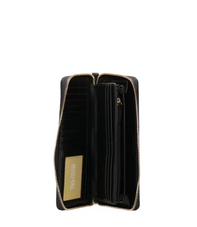 Michael Michael Kors Jet Set Large Flat Phone Case In Black