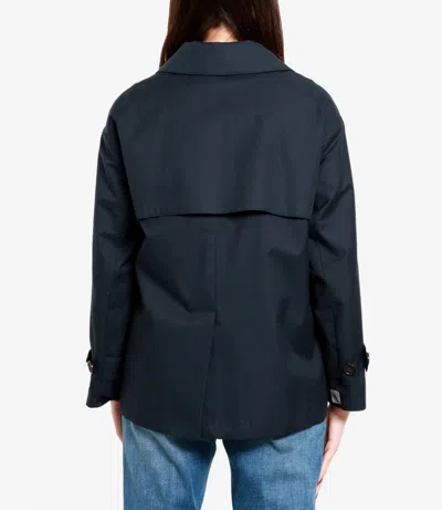 Max Mara The Cube Coats Blue In Blue