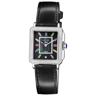 Gv2 By Gevril Padova Diamond Women's Watch In Black