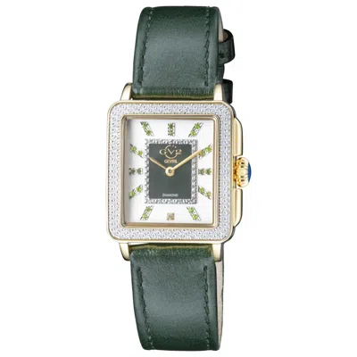 Gv2 By Gevril Padova Diamond Women's Watch In Green
