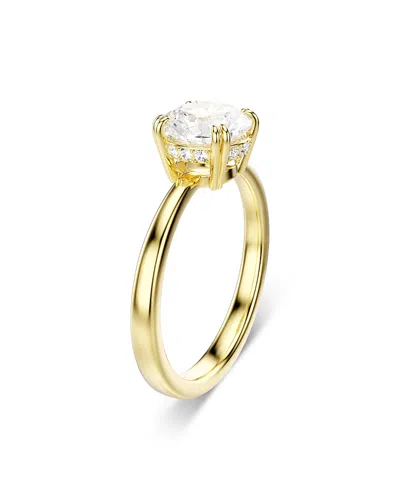 Swarovski Stilla Attract Cocktail Gold-tone Plated Ring