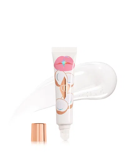 Charlotte Tilbury Unreal Lips Healthy Glow Nectar Lip Oil With Hyaluronic Acid And Vitamin E Juicylicious Coconut Wate In White