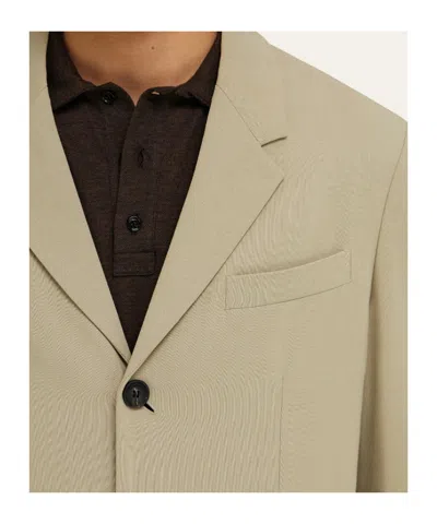 Ferragamo Four-button Single-breasted Blazer In Neutral