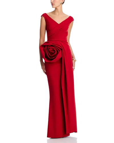 Chiara Boni La Petite Robe Tekkan Gown In Red