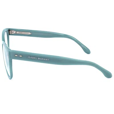 Isabel Marant Ladies Blue Rectangular Eyeglass Frames Im 0021 In Green