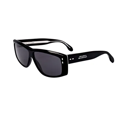 Isabel Marant Rectangular Sunglasses In Black