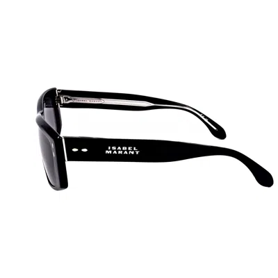 Isabel Marant Rectangular Sunglasses In Black