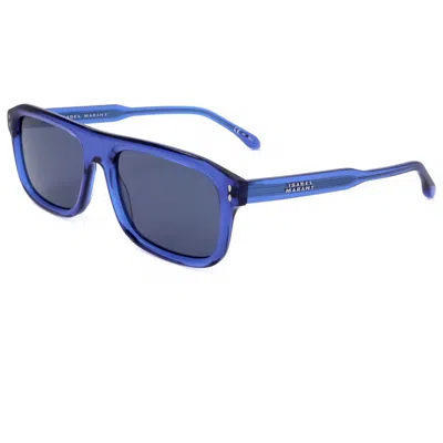 Isabel Marant Geometric Sunglasses In Blue