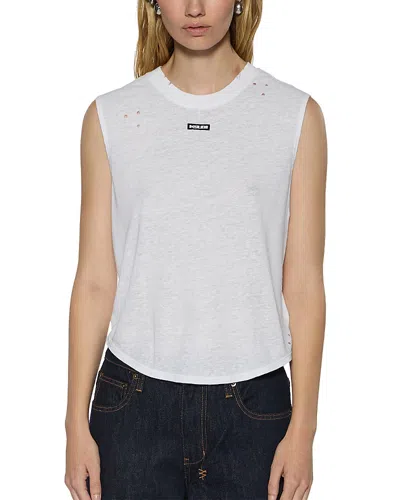 Ksubi Labels Moss Tank Top In White
