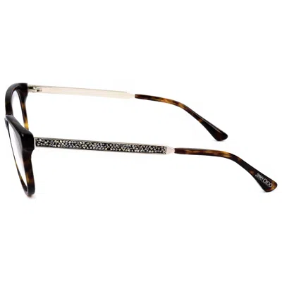 Jimmy Choo Demo Oval Ladies Eyeglasses Jc202 0086 52 In Tortoise