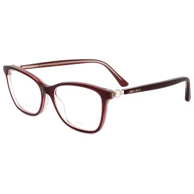 Jimmy Choo Women's 53 Mm Eyeglasses In Transparent