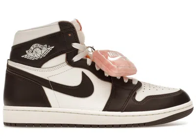 Pre-owned Jordan 1 Retro High Og (women's) Sneakers In Baroque Brown/light Madder Root/sail