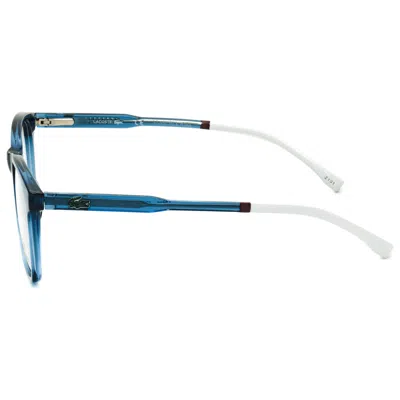 Lacoste Unisex 49 Mm Blue Opticals In Blue