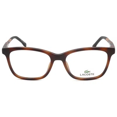 Lacoste Unisex 48 Mm Eyeglasses In Brown