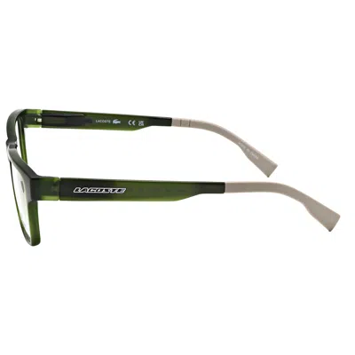 Lacoste Unisex 49 Mm Eyeglasses In Green