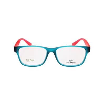 Lacoste Rectangle-frame Glasses In Blue