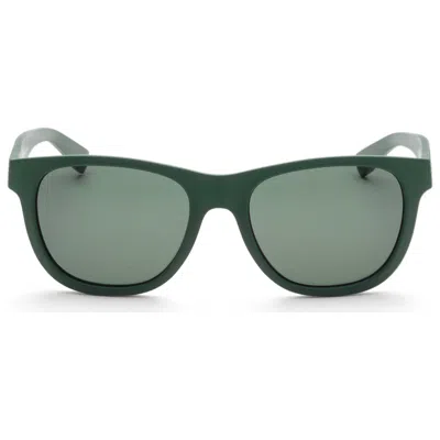 Lacoste Unisex 54 Mm Green Sunglasses In Green