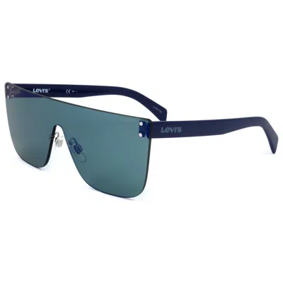 Levi's Unisex 99 Mm Green Sunglasses In Blue