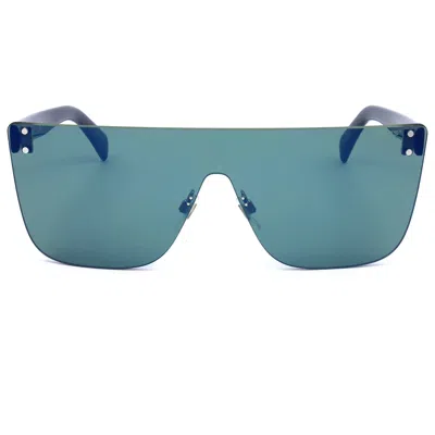 Levi's Unisex 99 Mm Green Sunglasses In Blue