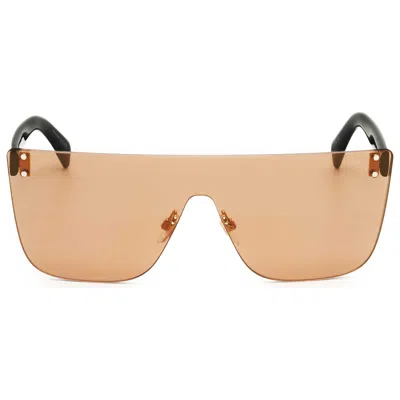 Levi's Unisex 99 Mm Orange Sunglasses In Brown