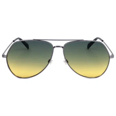 Levi's Unisex 60 Mm Green Sunglasses In Green