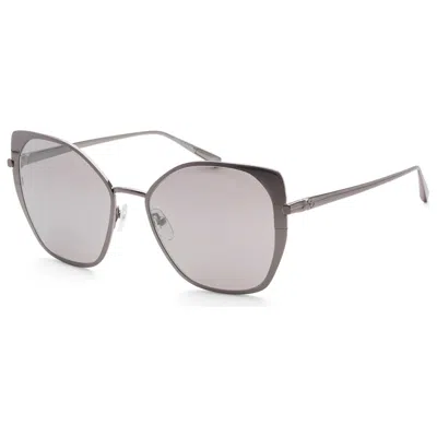 Longchamp Gray Metal Sunglasses In Brown