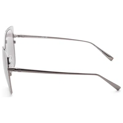 Longchamp Gray Metal Sunglasses In Brown
