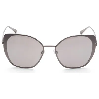 Longchamp Gray Metal Sunglasses In Brown