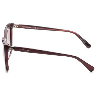 Longchamp Brown Gradient Butterfly Ladies Sunglasses Lo695s 600 54 In Brown