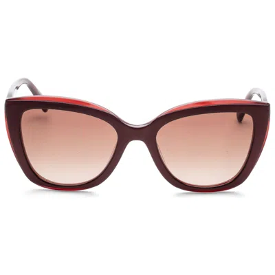 Longchamp Brown Gradient Butterfly Ladies Sunglasses Lo695s 600 54 In Brown