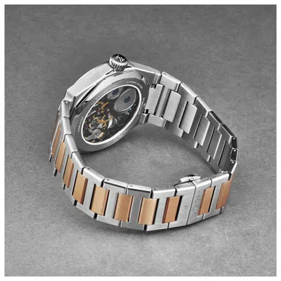 Manager Revolution Automatic Black Dial Mens Watch Man-rm-06-bm In Two Tone  / Black