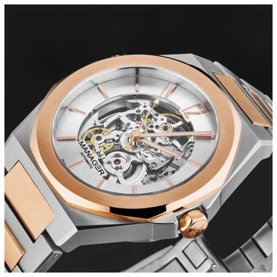 Manager Men's Watch In Silver