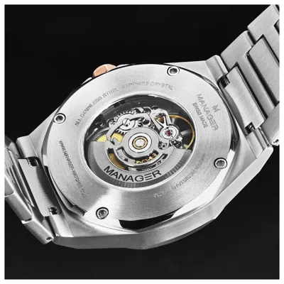 Manager Men's Watch In Silver