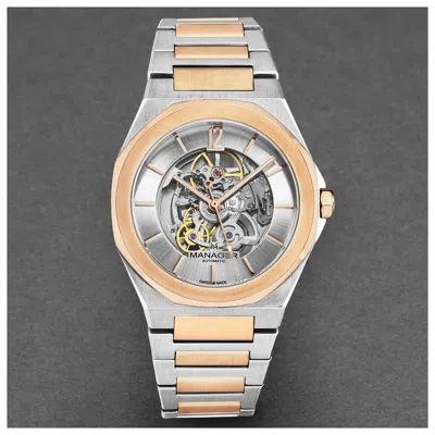 Manager Men's Watch In Silver
