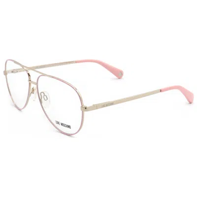 Moschino Women's Opticals In Gold