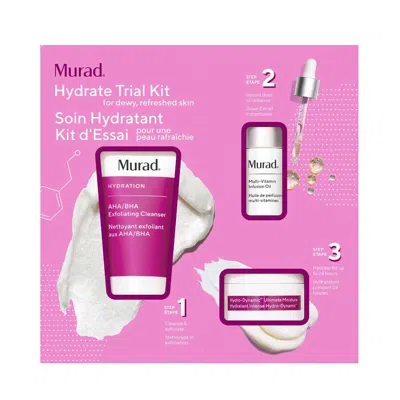 Murad Hydrate Trial Kit 3 Gift Set Skin Care 767332153278 In Transparent