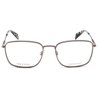 Rag & Bone Men's 54mm Matte Dark Ruthenium Opticals